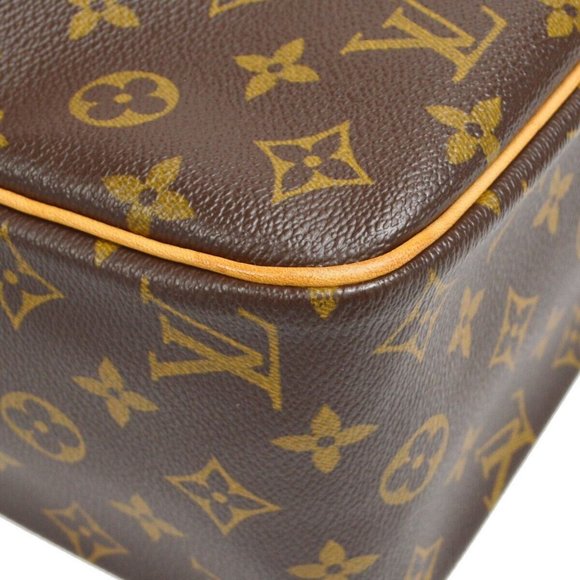 Authenticity Guarantee LOUIS VUITTON CITE GM SHOULDER BAG MONOGRAM CANVAS PURSE - Picture 4 of 11